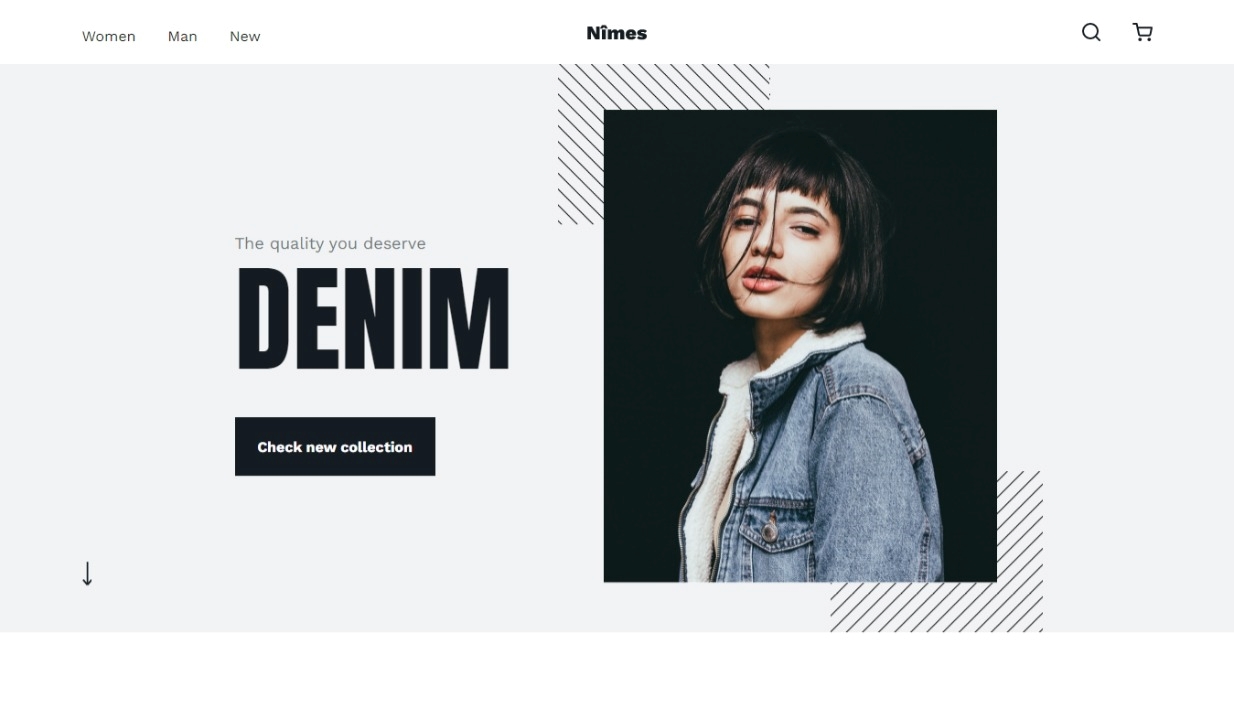 Denim Store Web site